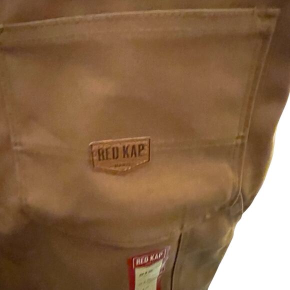 Construction Pant Workwear RED KAP Mens 34x30 Relaxed Straight Leg Brown NWT - Picture 7 of 13